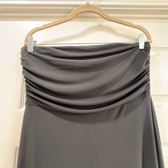 Banana Republic Black Maxi Dress strapless EUC - Picture 2 of 7